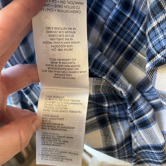 Women’s Size Small Cakeworthy Belle Button Down Flannel Shirt - Picture 6 of 6